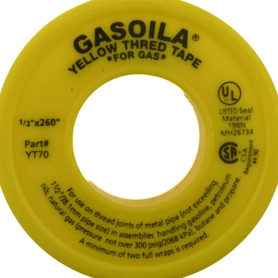 1/2" Wide x 260" Long Gas Pipe Repair Tape