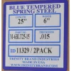 6" Wide x 25" Long x 0.015" Thick, Spring Steel Sheet