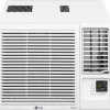Window with Electric Heat Air Conditioner: 7600 BTU, 115V, 6.3A
