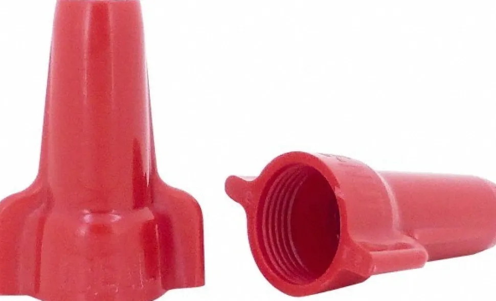 Wing Twist-On Wire Connector: Red, Flame-Retardant, 2 AWG