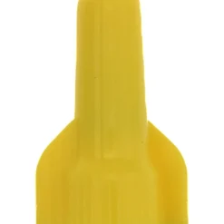 Wing Twist-On Wire Connector: Yellow, Corrosion-Resistant, Flame-Retardant, 2 AWG