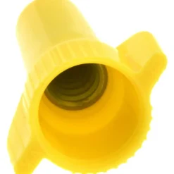 Wing Twist-On Wire Connector: Yellow, Corrosion-Resistant, Flame-Retardant, 2 AWG