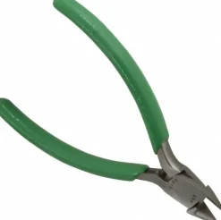 Wire Cable Cutter: 0.6 mm Capacity, ESD Cushion Handle, 100 mm OAL