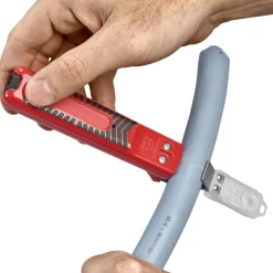 Wire & Cable Strippers: Maximum Capacity: 5/16" to 1 1/8" (8.0 - 28.0 mm); Type: Dismantling Tools; Minimum Wire Gauge: 8-10 AWG; Insulated: No