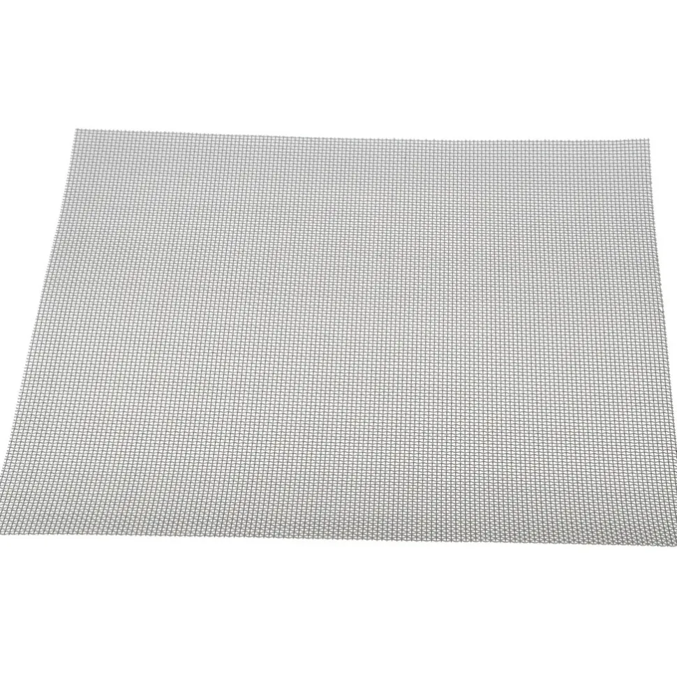Wire Cloth: 24 Wire Gauge, 0.023" Wire Dia, Stainless Steel