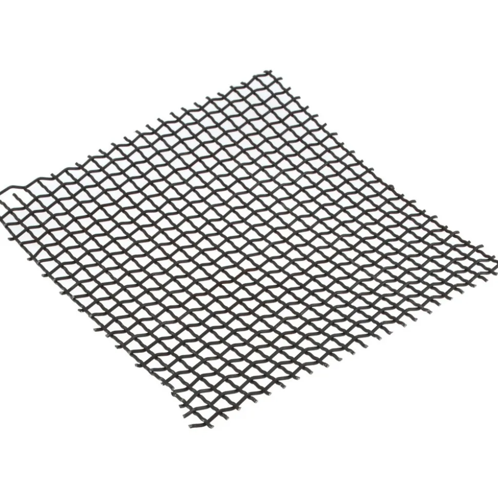 Wire Cloth: 12 Wire Gauge, 0.105" Wire Dia, Steel