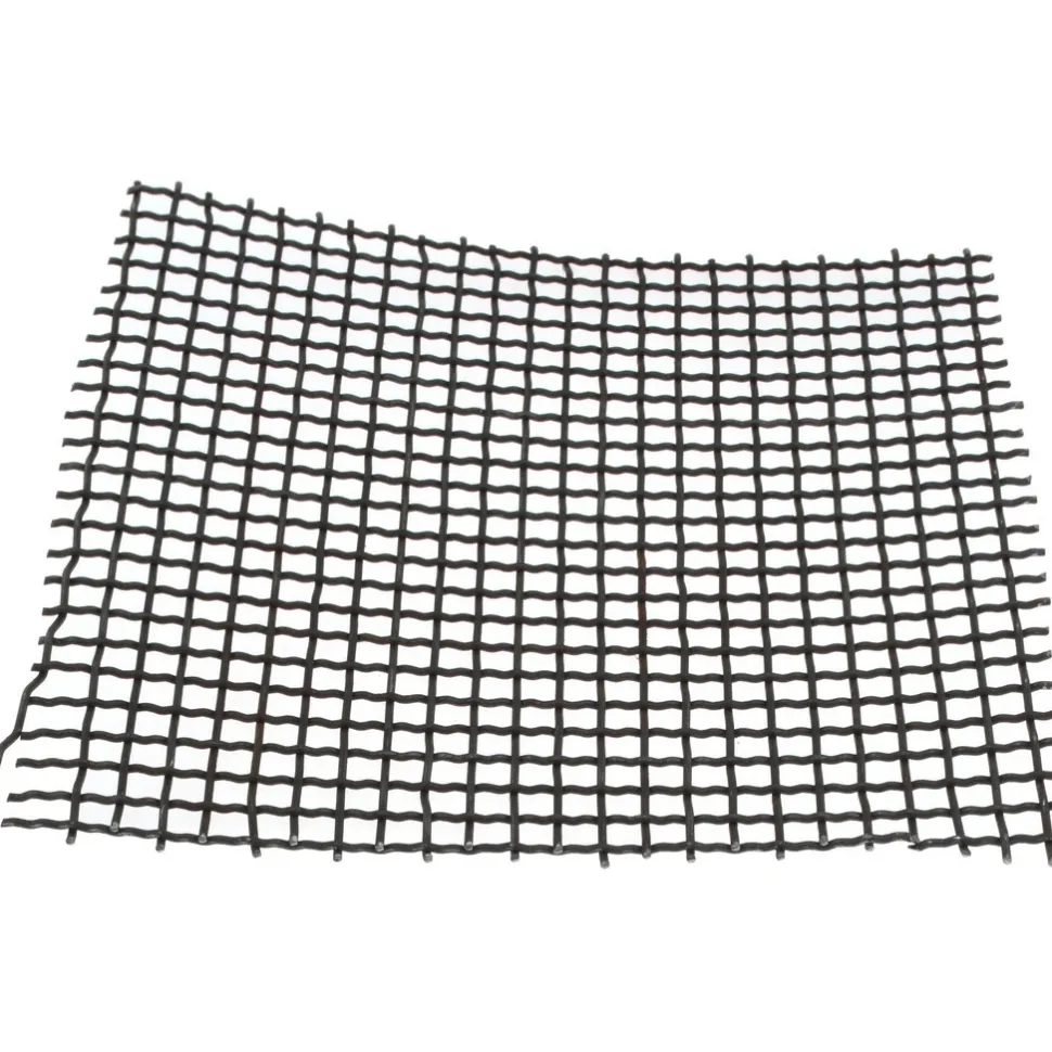 Wire Cloth: 12 Wire Gauge, 0.105" Wire Dia, Steel