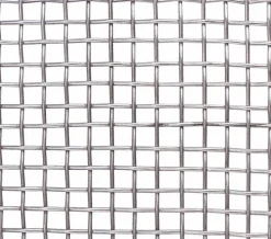 Wire Cloth: 7 Wire Gauge, 0.177" Wire Dia, Stainless Steel