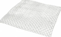Wire Cloth: 18 Wire Gauge, 0.047" Wire Dia, Stainless Steel