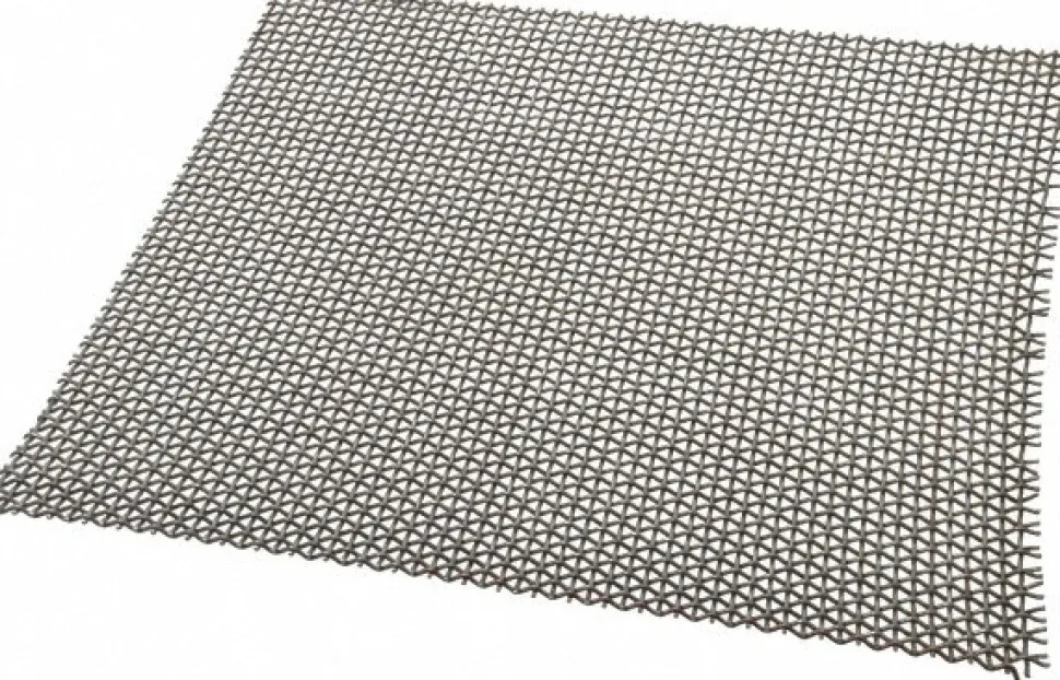 Wire Cloth: 16 Wire Gauge, 0.063" Wire Dia, Steel