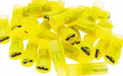 Wire Disconnect: Female, Nylon, 12-10 AWG, 1/4" Tab Width