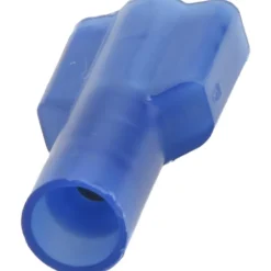 Wire Disconnect: Male, Blue, Nylon, 16-14 AWG, 1/4" Tab Width