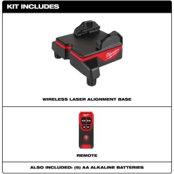 Wireless Laser Alignment Base with Remote
