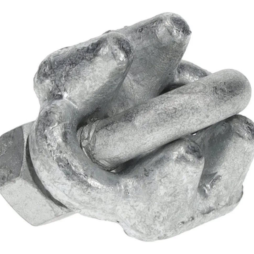 Wire Rope Clip: 1/8" Rope Dia, Forged Steel