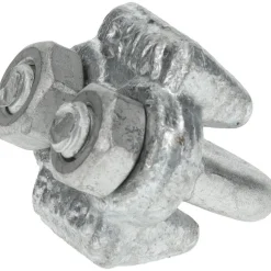 Wire Rope Clip: 3/16" Rope Dia, Forged Steel
