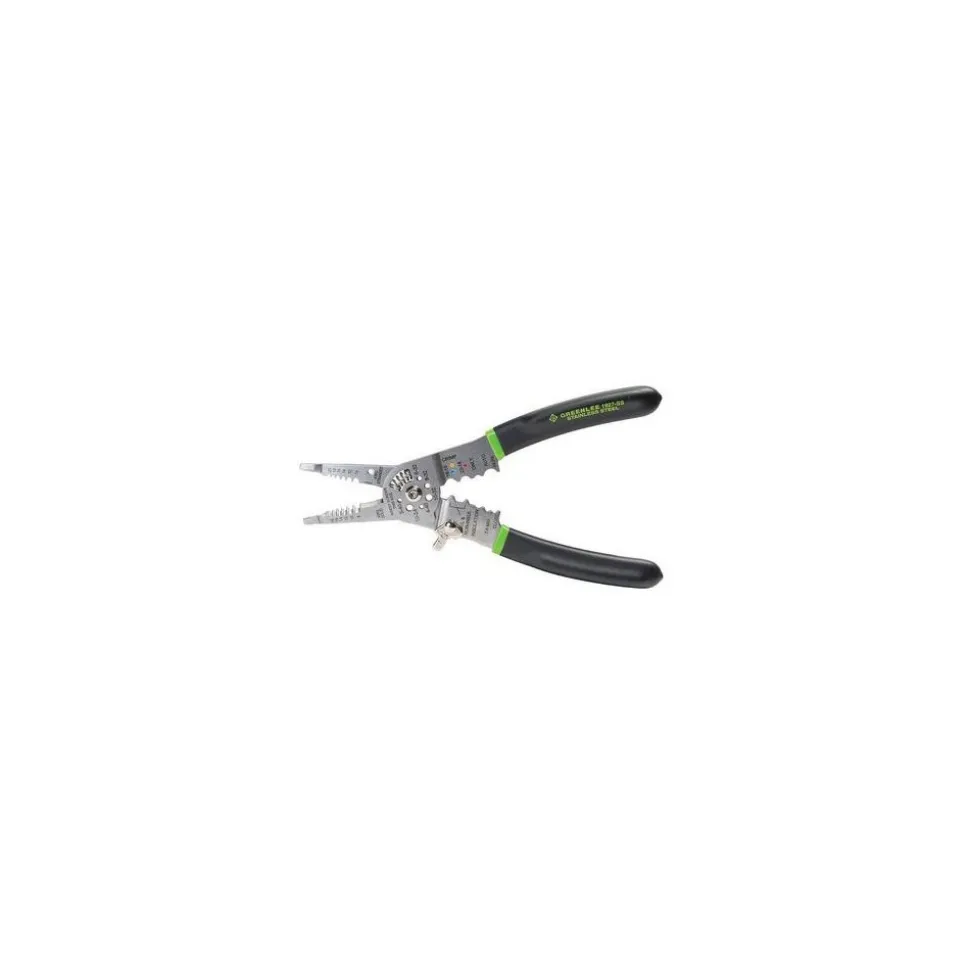 Wire Stripper: 18 AWG Solid & 20 AWG Stranded Max Capacity