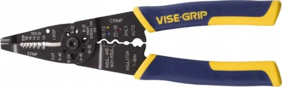 Wire Stripper: 22 AWG to 10 AWG Max Capacity