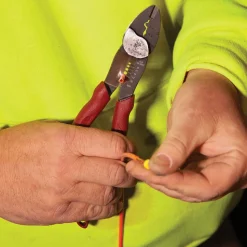 Wire Stripper: 18 AWG to 10 AWG Max Capacity