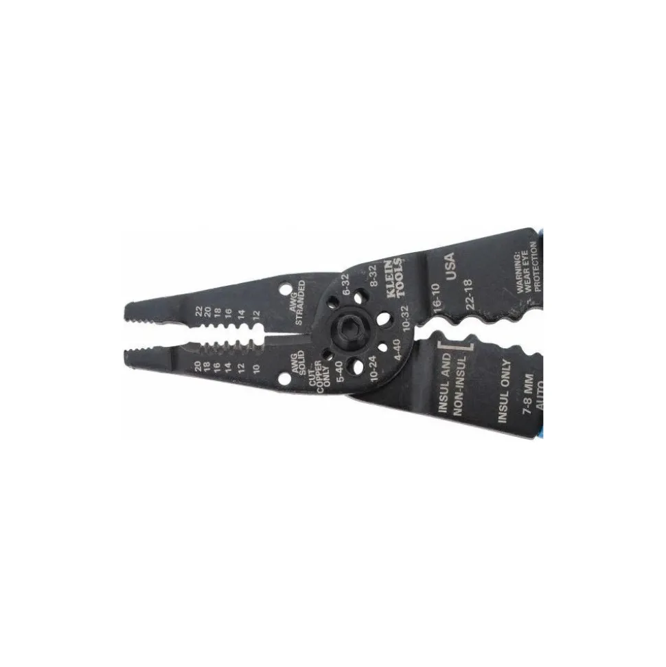 Wire Stripper: 22 AWG to 10 AWG Max Capacity