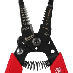 Wire Stripper & Cutter, 10-24 AWG, Compact, Comfort Grip