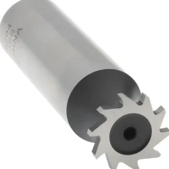 Woodruff Keyseat Cutter: 1/2" Cut Dia, 1/16" Cut Width, 1/2" Shank Dia, Straight Tooth