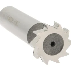 Woodruff Keyseat Cutter: 3/4" Cut Dia, 3/16" Cut Width, 1/2" Shank Dia, Straight Tooth