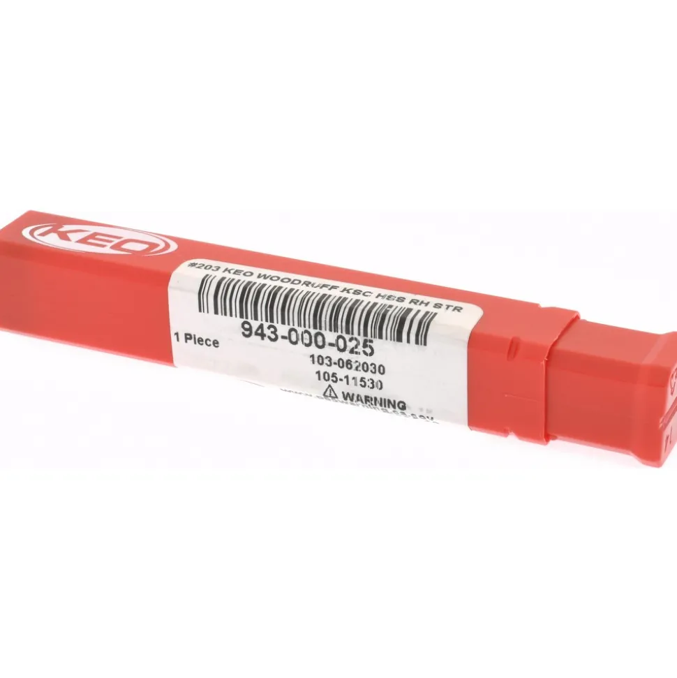 Woodruff Keyseat Cutter: 3/8" Cut Dia, 1/16" Cut Width, 1/2" Shank Dia, Straight Tooth