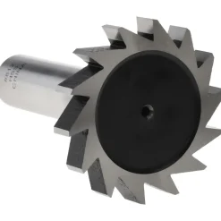 Woodruff Keyseat Cutter: 1-1/2" Cut Dia, 1/4" Cut Width, 1/2" Shank Dia, Straight Tooth