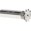 Woodruff Keyseat Cutter: 3/4" Cut Dia, 1/16" Cut Width, 1/2" Shank Dia, Straight Tooth