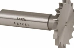 Woodruff Keyseat Cutter: 1-1/2" Cut Dia, 1/8" Cut Width, 1/2" Shank Dia, Straight Tooth