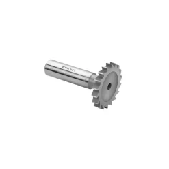 Woodruff Keyseat Cutter: 3/4" Cut Dia, 7/64" Cut Width, 1/2" Shank Dia, Straight Tooth