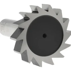Woodruff Keyseat Cutter: 1-1/2" Cut Dia, 3/8" Cut Width, 1/2" Shank Dia, Straight Tooth