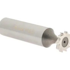 Woodruff Keyseat Cutter: 1/2" Cut Dia, 3/32" Cut Width, 1/2" Shank Dia, Straight Tooth