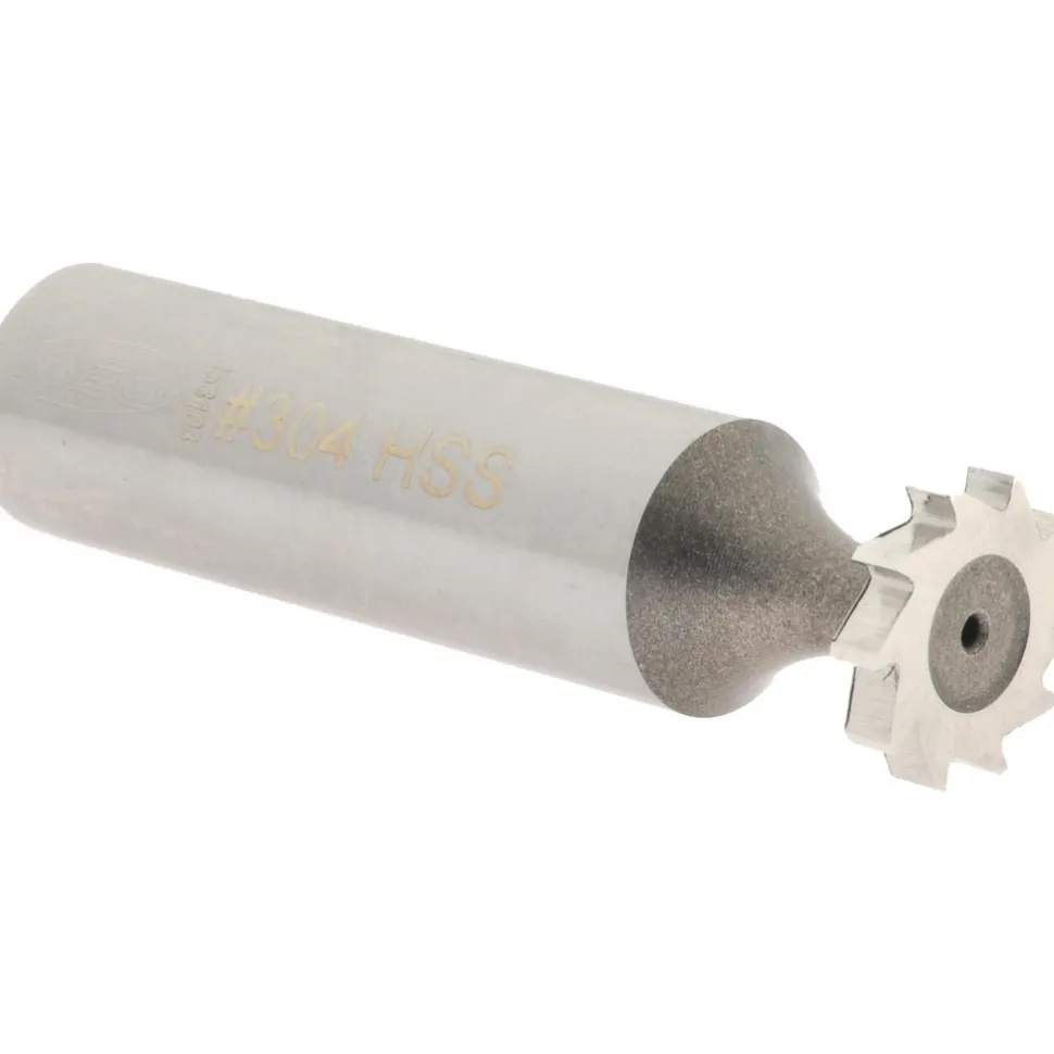 Woodruff Keyseat Cutter: 1/2" Cut Dia, 3/32" Cut Width, 1/2" Shank Dia, Straight Tooth