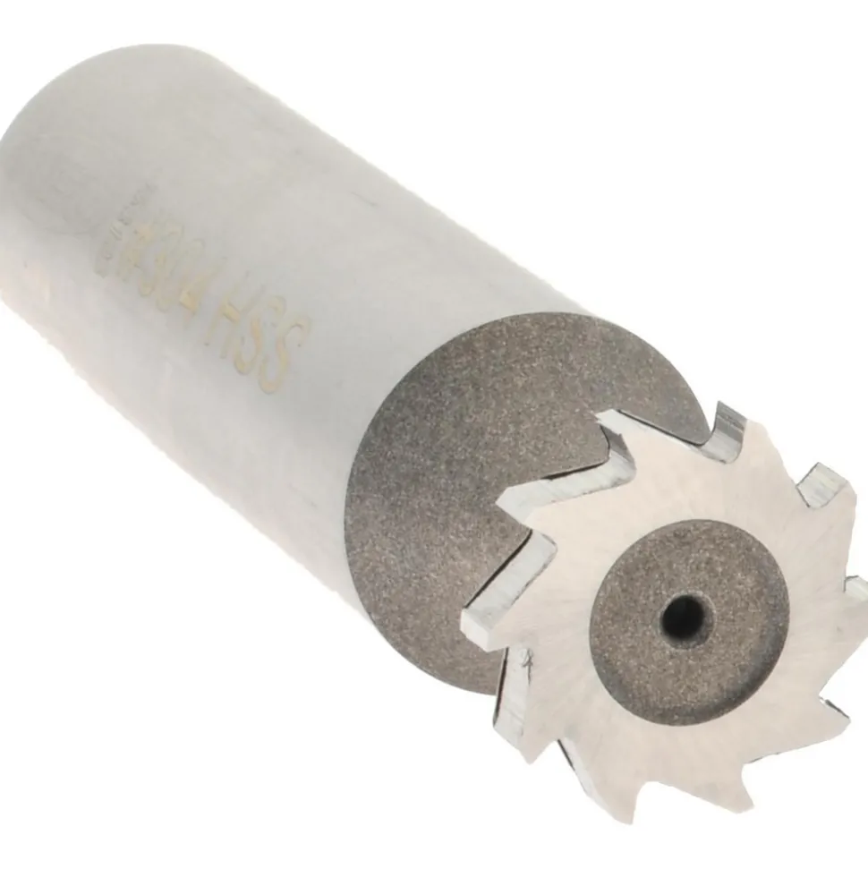 Woodruff Keyseat Cutter: 1/2" Cut Dia, 3/32" Cut Width, 1/2" Shank Dia, Straight Tooth