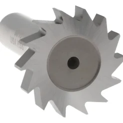 Woodruff Keyseat Cutter: 1-1/4" Cut Dia, 1/4" Cut Width, 1/2" Shank Dia, Straight Tooth