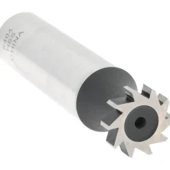 Woodruff Keyseat Cutter: 1/2" Cut Dia, 1/8" Cut Width, 1/2" Shank Dia, Straight Tooth