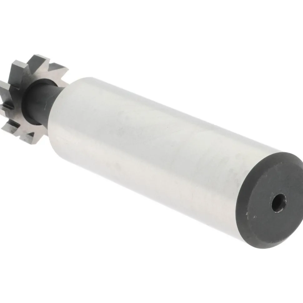 Woodruff Keyseat Cutter: 1/2" Cut Dia, 1/8" Cut Width, 1/2" Shank Dia, Straight Tooth