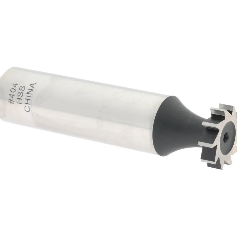 Woodruff Keyseat Cutter: 1/2" Cut Dia, 1/8" Cut Width, 1/2" Shank Dia, Straight Tooth