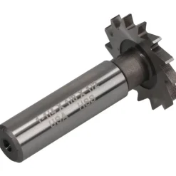 Woodruff Keyseat Cutter: 1-1/4" Cut Dia, 1/8" Cut Width, 1/2" Shank Dia, Straight Tooth