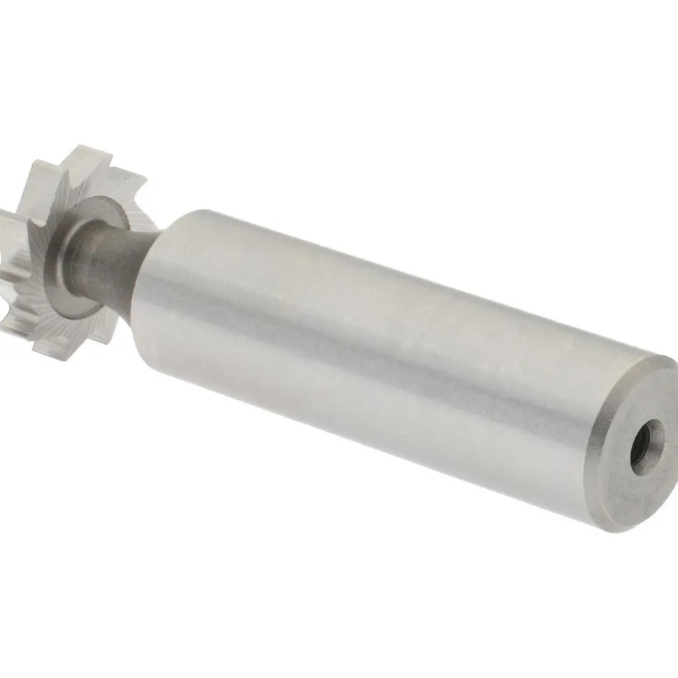 Woodruff Keyseat Cutter: 5/8" Cut Dia, 1/8" Cut Width, 1/2" Shank Dia, Straight Tooth