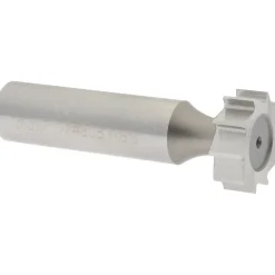 Woodruff Keyseat Cutter: 3/4" Cut Dia, 1/4" Cut Width, 1/2" Shank Dia, Straight Tooth