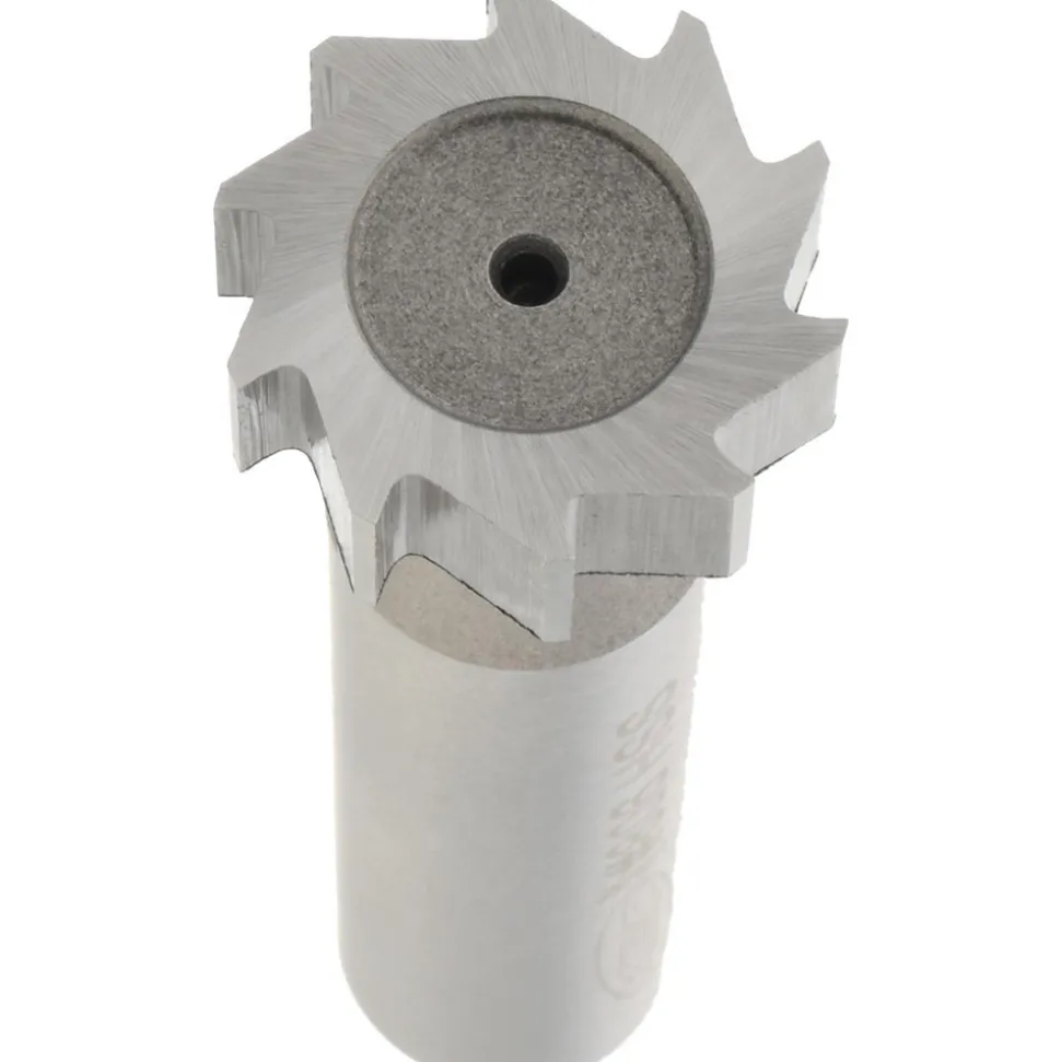 Woodruff Keyseat Cutter: 3/4" Cut Dia, 1/4" Cut Width, 1/2" Shank Dia, Straight Tooth