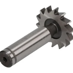 Woodruff Keyseat Cutter: 1-1/4" Cut Dia, 3/16" Cut Width, 1/2" Shank Dia, Straight Tooth