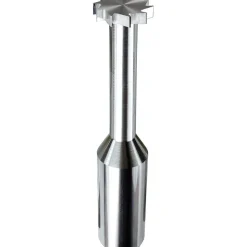 Woodruff Keyseat Cutter: 1/4" Cut Dia, 1/8" Cut Width, 1/4" Shank Dia, Straight Tooth