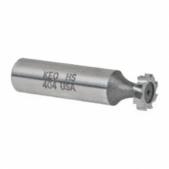 Woodruff Keyseat Cutter: 1/2" Cut Dia, 1/8" Cut Width, 1/2" Shank Dia, Staggered Tooth