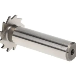 Woodruff Keyseat Cutter: 1" Cut Dia, 1/16" Cut Width, 1/2" Shank Dia, Straight Tooth