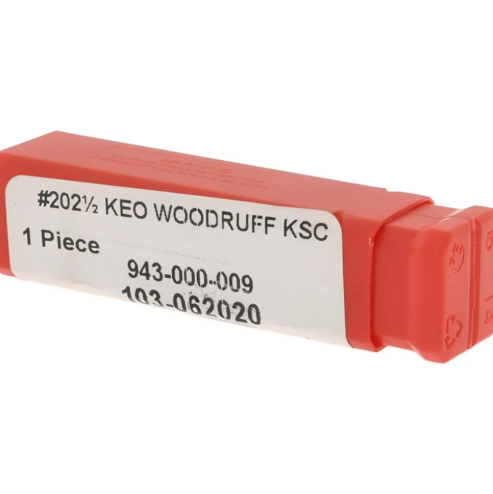 Woodruff Keyseat Cutter: 5/16" Cut Dia, 1/16" Cut Width, 1/2" Shank Dia, Straight Tooth