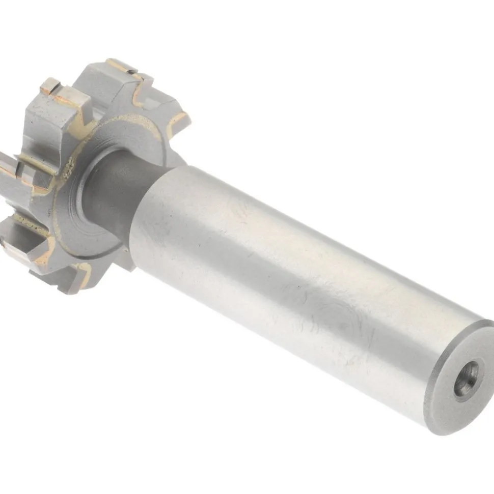 Woodruff Keyseat Cutter: 1" Cut Dia, 1/4" Cut Width, 1/2" Shank Dia, Straight Tooth
