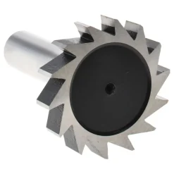 Woodruff Keyseat Cutter: 1-1/2" Cut Dia, 5/16" Cut Width, 1/2" Shank Dia, Straight Tooth